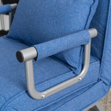 Кресло мягкое раскладное Mebel Elit BART Синий ME.BART/GR/T/FW фото - 14