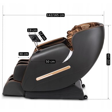 Крісло масажне Mebel Elit VX MAX Коричневий ME.VXMAX/BR/E/ANG/FW фото - 23