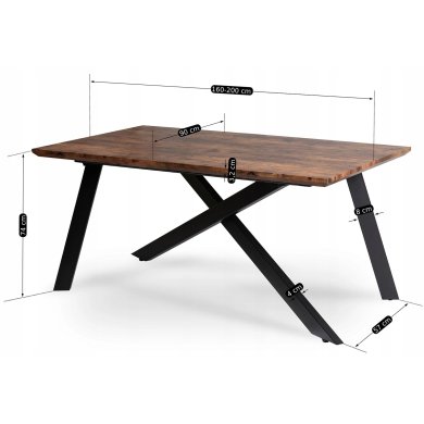 Розкладний обідній стіл Mebel Elit HAMILTON Дуб рустик - 16 Розкладний обідній стіл Mebel Elit HAMILTON Дуб рустик ME.HAMILTON/DRU/S фото - 16