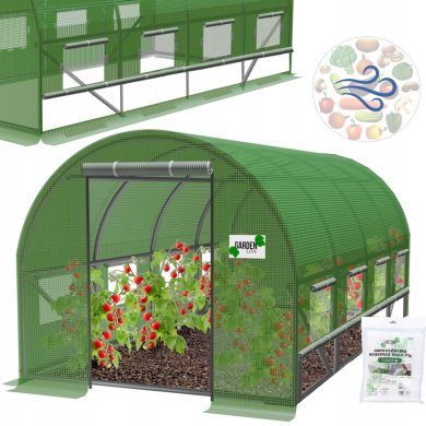 Парник теплица Garden Line 4,5x2x2 м Зеленый - 2 Парник теплица Garden Line 4,5x2x2 м Зеленый TUN3927 фото - 2