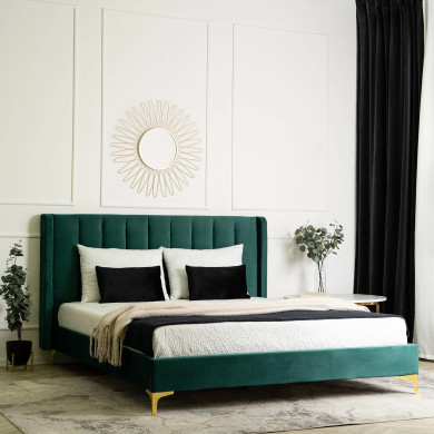 Кровать Mebel Elit ARIA 160x200 см Зеленый ME.ARIA/160/C/Z/V/LOZ