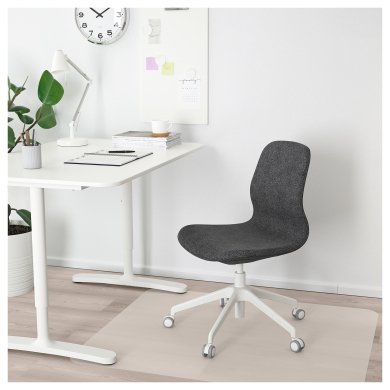 IKEA Офісне крісло LANGFJALL Темно-сірий (ИКЕА ЛАНГФЬЯЛЛЬ) 49252384 фото - 13