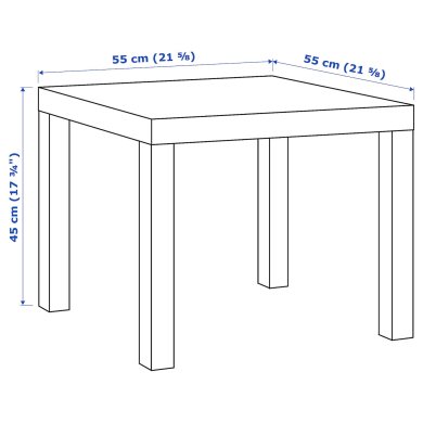IKEA Журнальний стіл LACK Дуб (ИКЕА НЕДОСТАТОК) 70319028 фото - 32