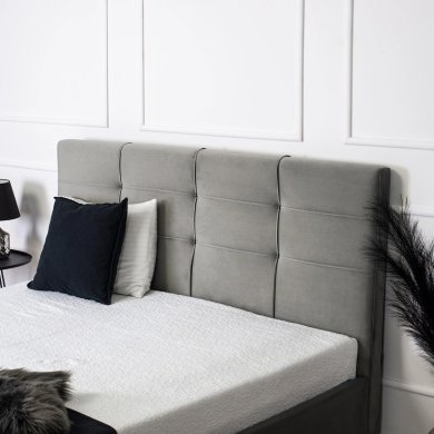 Кровать Mebel Elit TINGA Welur 140x200 см Серый - 13 Кровать Mebel Elit TINGA Welur 140x200 см Серый ME.TINGA/140/JP/V/LOZZPOJ фото - 13