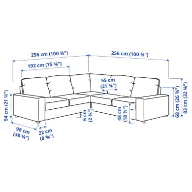 IKEA VIMLE (ИКЕА ВИМЛЕ) 69401793 фото - 7