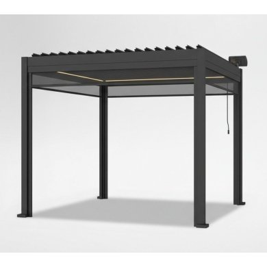 Рулонна штора для перголи Garden Line 3 м Сірий GOL0579 фото - 2