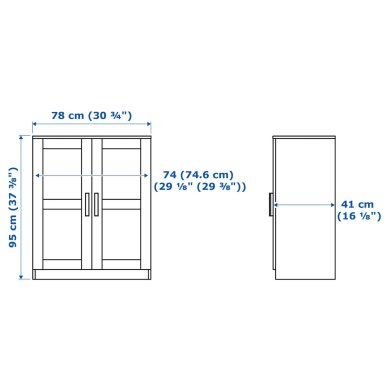 IKEA Шкаф BRIMNES (ИКЕА БРИМНЕС) 40300662 фото - 13