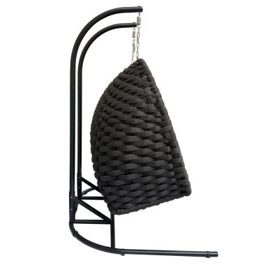Підвісне крісло-кокон Garden Line TONDER Чорний FAT9989 фото - 3