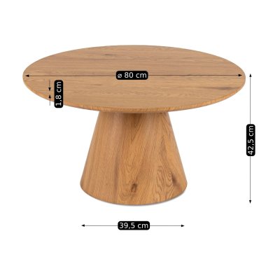 Журнальний стіл Mebel Elit CARLY MAX Дуб - 9 Журнальний стіл Mebel Elit CARLY MAX Дуб ME.MAXCARLY/D/D/L фото - 9