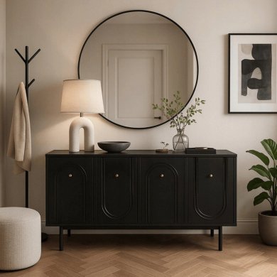 Комод Mebel Elit MARLEN Чорний - 8 Комод Mebel Elit MARLEN Чорний W.MAZOMA/CZ/N.CZ/U.ZL/KOM4D фото - 8