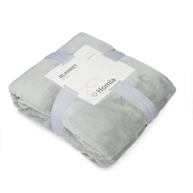 Плед Homla ROTE 150x200 см Светло-серый 161092 фото - 4