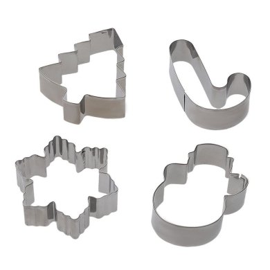 Набор форм для печенья Homla CLACH 4 шт Серебристый 200431