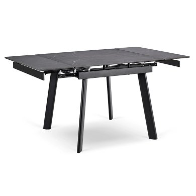 Розкладний обідній стіл Mebel Elit LARES Ceramic Marmur Чорний ME.LARES/CZ/CZ/CER/S90-150 фото - 3