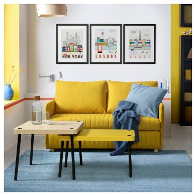 Комплект журнальных столов SONHULT 2 шт Желтый - 6 IKEA Комплект журнальных столов SONHULT 2 шт Желтый (ИКЕА СОНХАЛТ) 50578555 фото - 6