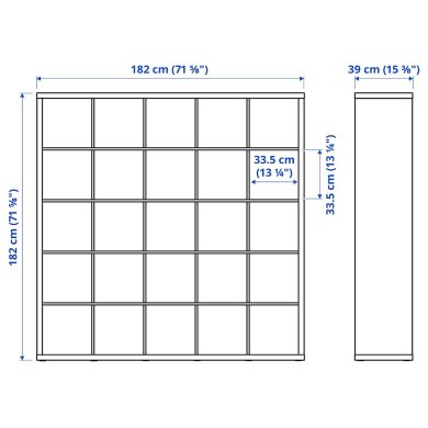 IKEA Стеллаж KALLAX Белый (ИКЕА КАЛЛАКС) 70301537 фото - 4