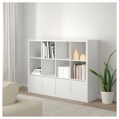 Стеллаж KALLAX Белый - 3 IKEA Стеллаж KALLAX Белый (ИКЕА KALLAX) 79278250 фото - 3