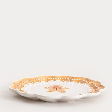 Сервірувальне блюдо Homla LOKKA 28,5 см Принт 242674 фото - 4