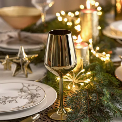 Набор бокалов Duka FRYD 2 шт Золотой - 3 Набор бокалов Duka FRYD 2 шт Золотой 2221677 фото - 3