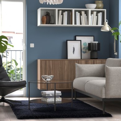 IKEA Килим VOLLERSLEV 133x195 см Темно-синій (ИКЕА ФОЛЛЕРСЛЕВ) 90492574 фото - 5