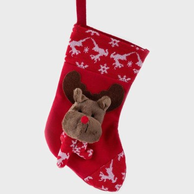 Рождественский носок для подарков Homla PUNA Красный 163657