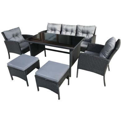 Комплект садовой мебели Garden Line ABI7541 Черный ABI7541