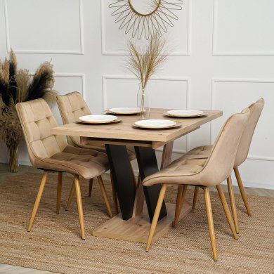 Раскладной обеденный стол Mebel Elit CLARK Дуб артизан PM.DUBAJ/A/CZ/S фото - 6