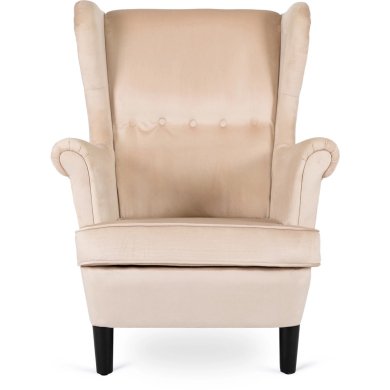 Крісло м'яке Mebel Elit KLARIS 2 Welur Бежевий ME.KLARIS2/BZ/V/FW фото - 4