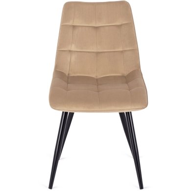 Обеденный стул Mebel Elit RIO Welur Бежевый - 2 Обеденный стул Mebel Elit RIO Welur Бежевый ME.RIO/BZ/V/K фото - 2