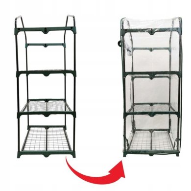 Парник теплица Kontrast 68x51x127,5 см Прозрачный - 8 Парник теплица Kontrast 68x51x127,5 см Прозрачный 5.90.20222 фото - 8