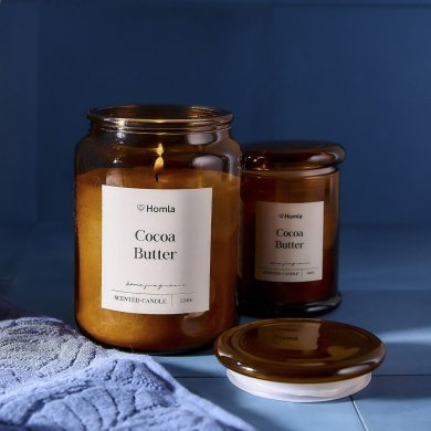 Ароматическая свеча Homla MAEL Cocoa Butter 530 г Коричневый - 7 Ароматическая свеча Homla MAEL Cocoa Butter 530 г Коричневый 234710 фото - 7