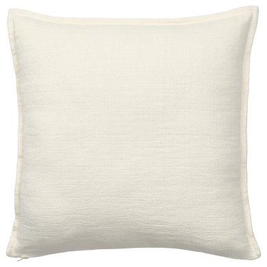 IKEA Декоративна наволочка LAGERPOPPEL 50х50 см Кремовий (ИКЕА ЛАГЕРПОПЕЛЬ) 40561800