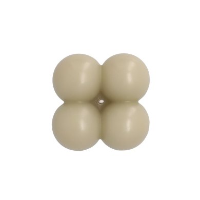 Свеча Homla BUBBLE 6x6см | Бежевый 208222 фото - 4