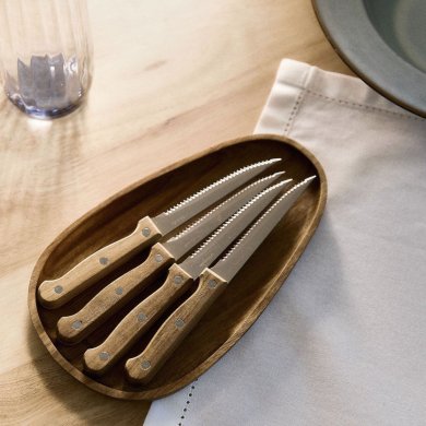 Набір ножів для стейку Homla EASY GRILL 4 шт Дерево - 6 Набір ножів для стейку Homla EASY GRILL 4 шт Дерево 229335 фото - 6