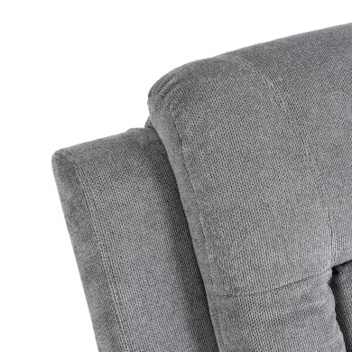 Крісло м'яке розкладне масажне з реклайнером Mebel Elit BOX 2 Темно-сірий ME.BOX2/CP/T/FW фото - 9