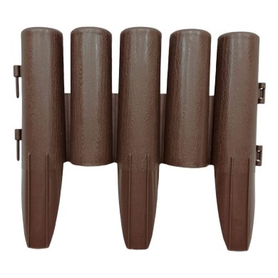 Садовий палісад Garden Line 8 шт Коричневий DOS2361_brown