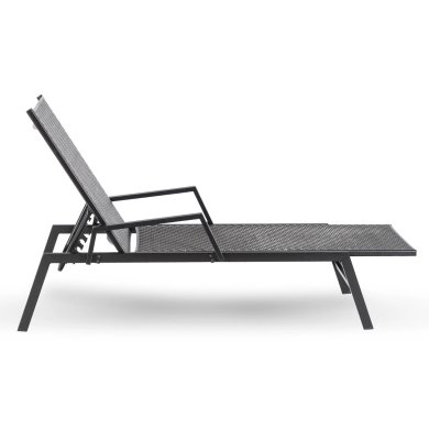 Шезлонг Mebel Elit ROULE Черный ME.ROULE/CZ/RT/OGR/LEZ фото - 3