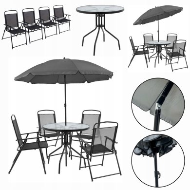 Комплект садовой мебели Kontrast CHILE Черный 5.05.13945 фото - 2