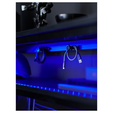 IKEA Компьютерный стол FREDDE Черный (ИКЕА ФРЕДДЕ) 50219044 фото - 5