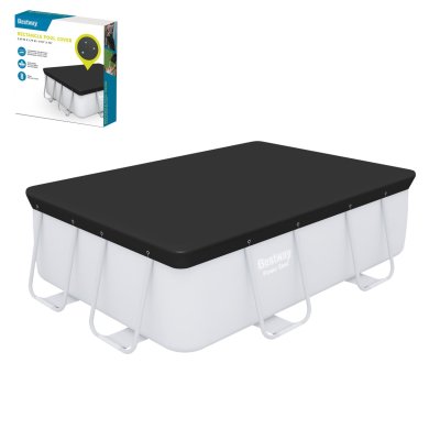 Тент для бассейна Bestway 58442 282х196 см Черный BES58442 фото - 2