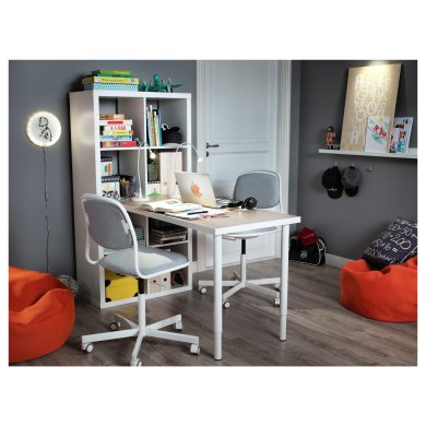 IKEA Ніжка для столу регульована OLOV 60-90 см Білий (ИКЕА ОЛОВ) 10264302 фото - 3