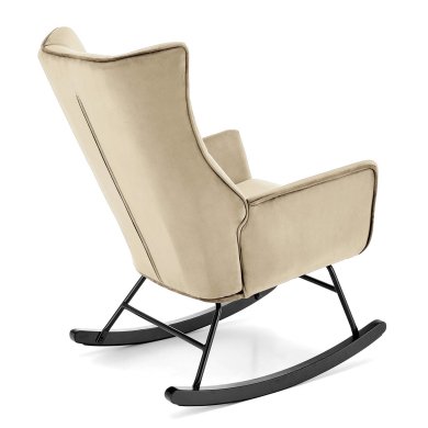 Кресло-качалка мягкое Halmar BAZALTO Бежевый V-CH-BAZALTO-FOT-BEŻOWY фото - 8