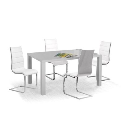Обеденный стул Halmar K104 Белый V-CH-K/104-KR-BIAŁY/POPIEL-EKO фото - 3