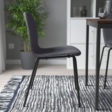 IKEA Обеденный стул KARLPETTER Серый (ИКЕА КАРЛПЕТТЕР) 39483752 фото - 2