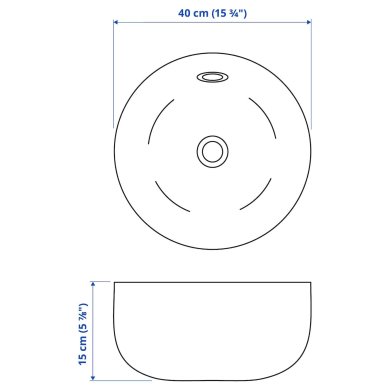 IKEA раковина KATTEVIK (ИКЕА KATTEVIK) 30358941 фото - 7