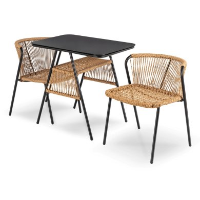 Комплект садових меблів Mebel Elit TRISTE Коричневий ME.TRISTE/BR/RT/OGR/ZES фото - 2