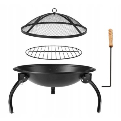 Угольный гриль Garden Line 56 см Черный - 3 Угольный гриль Garden Line 56 см Черный BBQ5344 фото - 3