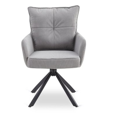 Обеденный стул поворотный Mebel Elit CITY Velvet Серый ME.CITY/P/SZTR/K фото - 2