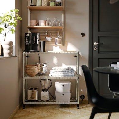 IKEA Стелаж OMAR Сріблястий (ИКЕА ОМАР) 10069763 фото - 3
