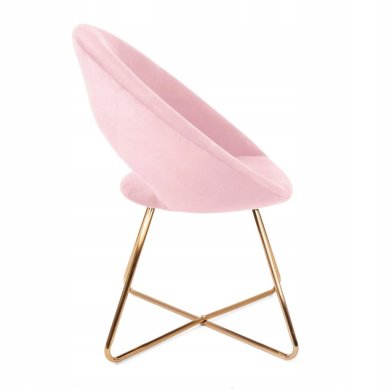 Обідній стілець Homla JARED Welur Світло-рожевий 163210 фото - 2