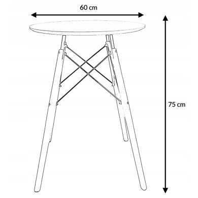 УЦІНКА Обідній стіл Kontrast MIA Чорний brak/6.06.26055 фото - 26